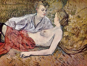  1895 Obras - Dos amigos 1895 1 Toulouse Lautrec Henri de